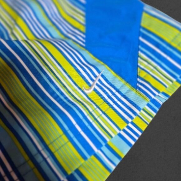 Blue Green & White NIKE Surf Shorts sz XL - Picture 2 of 7